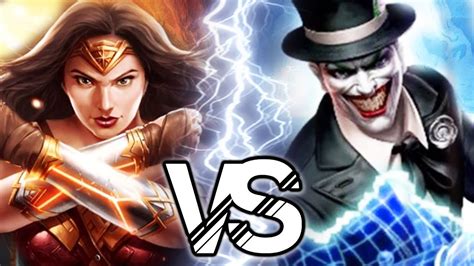 wonder woman vs joker|Here's a simple one: Wonder Woman vs The Joker : .